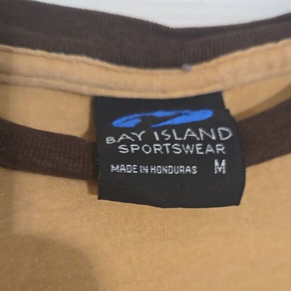 Jim Morrison 2004 Vintage Bay Island Graphic T-Shirt - Tan - Picture 4 of 8